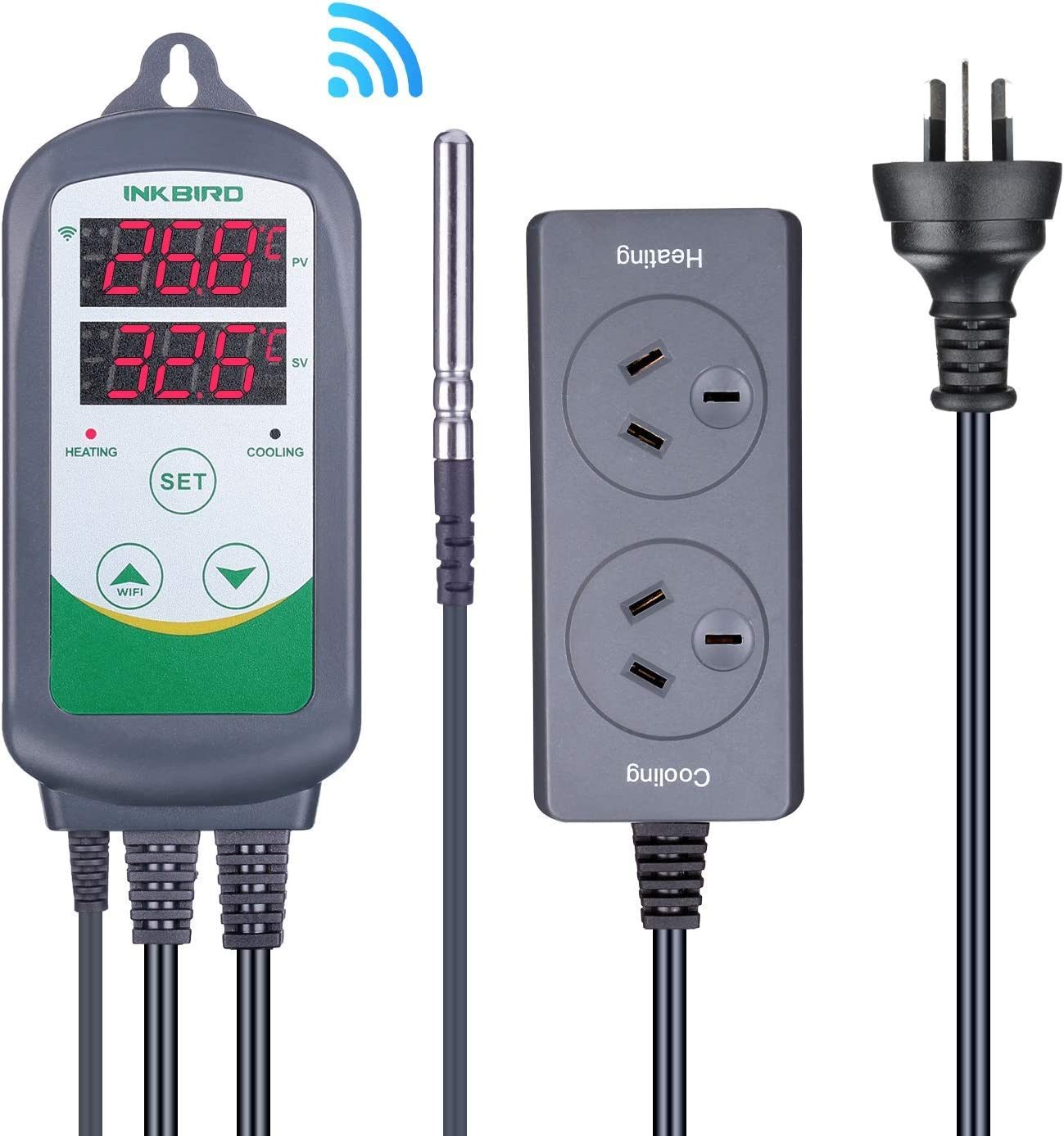 Inkbird ITC308 - WIFI Digital Temperature Controller - Digital Thermostat