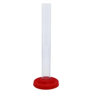 Plastic Trial Jar, Red Base