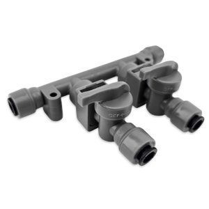 Duotight 8mm x 2-Way Manifold with Check & Isolation Valves